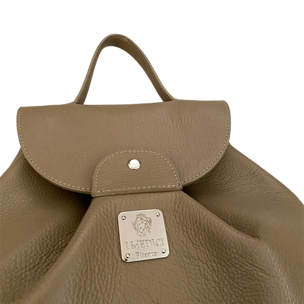 Made In Italy Genuine Leather Backpack